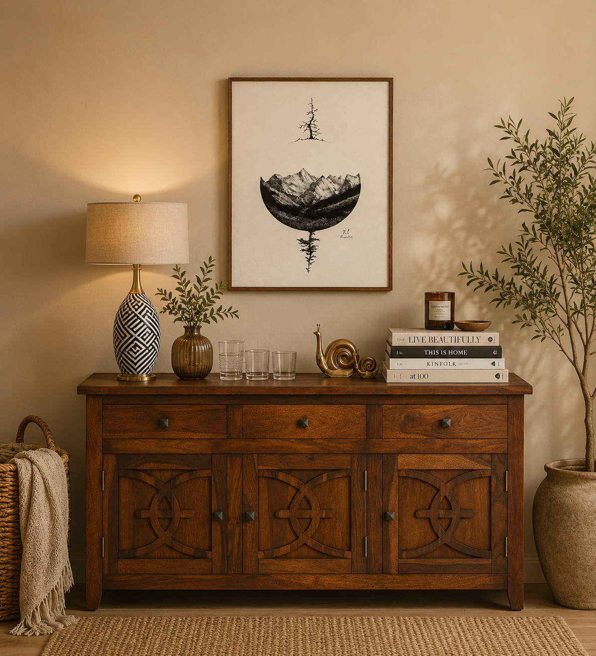 Ishaan-Sheesham-Wood-Cabinet-classicwood-1.png Ishaan Sheesham Wood Cabinet - Image 1