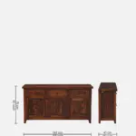 Ishaan Sheesham Wood Cabinet - Image 3