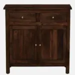 Ayaan Solid Sheesham Wood Storage Cabinet In Honey Finish - Image 7
