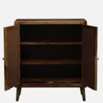 Vivaan Sheesham Wood Organizer Cabinet In Provincial Teak Finish - Image 7