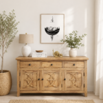 Atharv Solid Sheesham Wood Cabinet With Spacious Storage