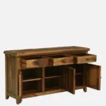 Atharv Solid Sheesham Wood Cabinet With Spacious Storage - Image 5