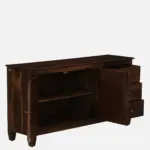 Kavya Sheesham Wood Multipurpose Cabinet In Natural Finish - Image 6