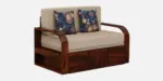 Killow Wooden Sofa Cum Bed With Comfortable Backrest Design - Image 5