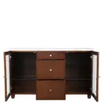 Solid Sheesham Wood Crockery Cabinet - Image 6