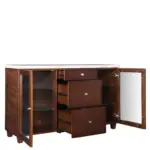 Solid Sheesham Wood Crockery Cabinet - Image 11
