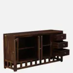 Traditional Sheesham Wood Crockery Unit - Image 5