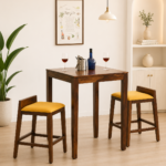 Riverton Sheesham Wood Bar Table Set with 2 Chairs