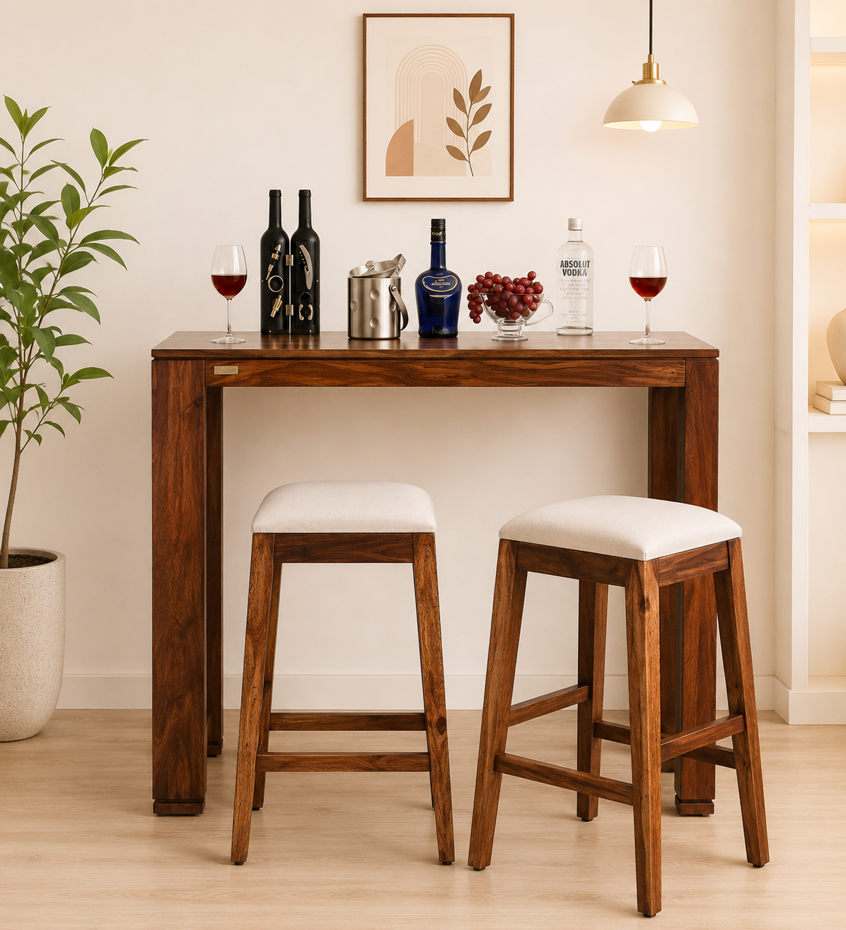 Westford-Sheesham-Wood-Bar-Table-Set-with-2-Chairs-classic-wood-1.png Westford Sheesham Wood Bar Table Set with 2 Chairs - Image 1