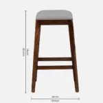 Westford Sheesham Wood Bar Table Set with 2 Chairs - Image 3