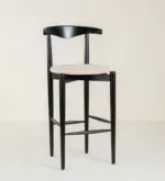 Axton Solid Wood Bar Chairs in Honey Finish (Set of 2) - Image 3
