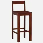 Worvik Solid Wood Bar Chairs in Natural Oak Finish (Set of 2) - Image 3