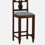 Jranton Wooden Bar Stools in Rustic Honey Finish (Set of 2) - Image 3