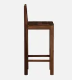 Gavro Solid Wood Bar Chairs in Dark Walnut Finish (Set of 2) - Image 2
