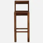 Gavro Solid Wood Bar Chairs in Dark Walnut Finish (Set of 2) - Image 7