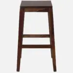 Tavian Premium Wooden Bar Stool with Ergonomic Back Support - Image 7