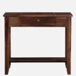 Sheesham Wood Writing Table In Scratch Resistant Provincial Teak Finish - Image 6
