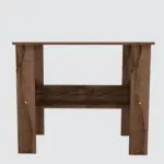 Sheesham wood computer study table with storage cabinet - Image 7